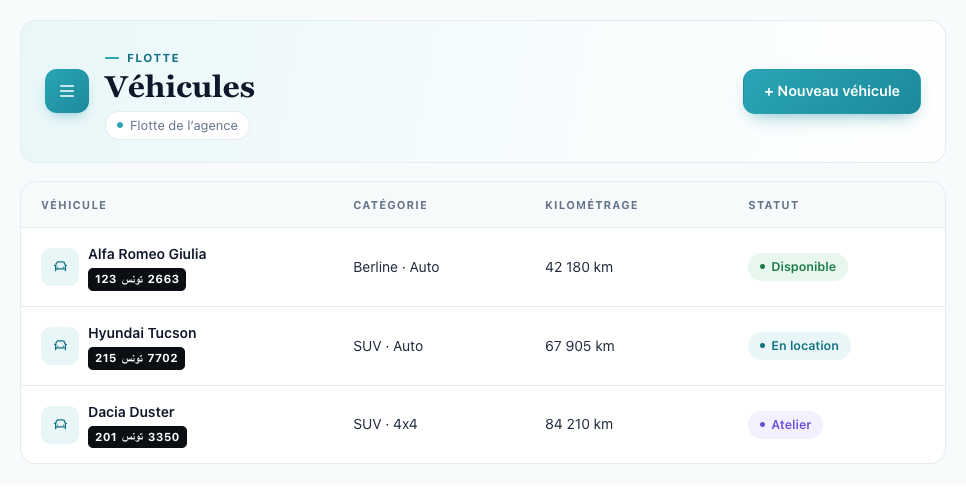 Fleet Management CRM preview
